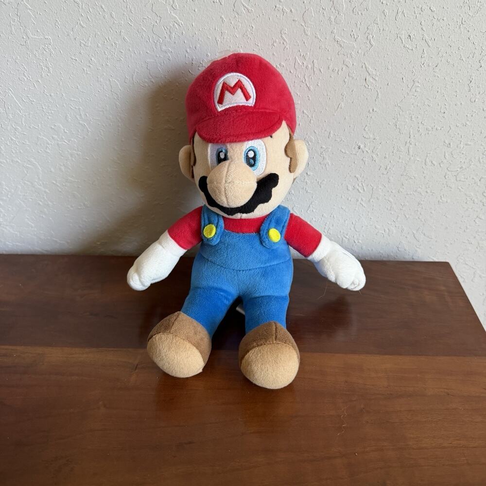 Super Mario Nintendo 10” Plushie Plush Kids Stuffed Toy 2017 Collectible 7+ Fun